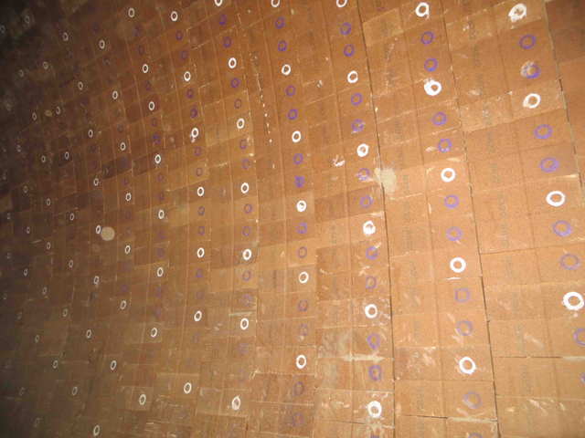 Installation de briques Mag Hercynite