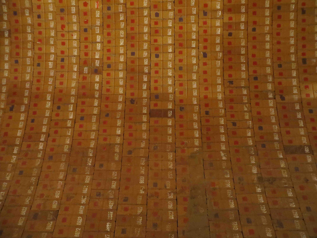 Installation de briques d'alumine Mag Spinal