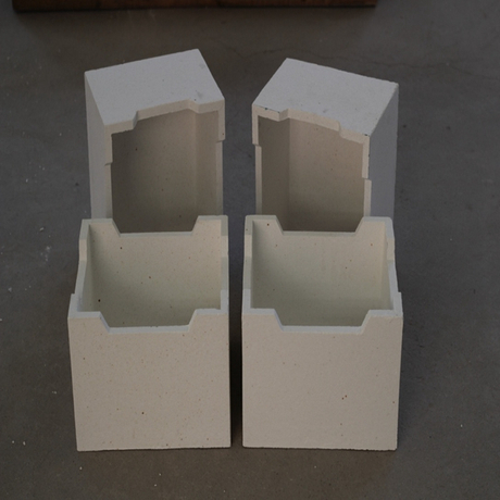 Meubles de four Corindon Mullite Sagger pour poudre magnétique en céramique de matériaux magnétiques